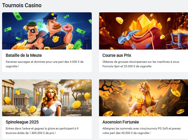 Leon Casino tournois